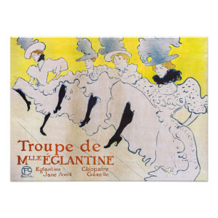Toulouse-Lautrec - Troupe de Mlle Eglantine Photo Print
