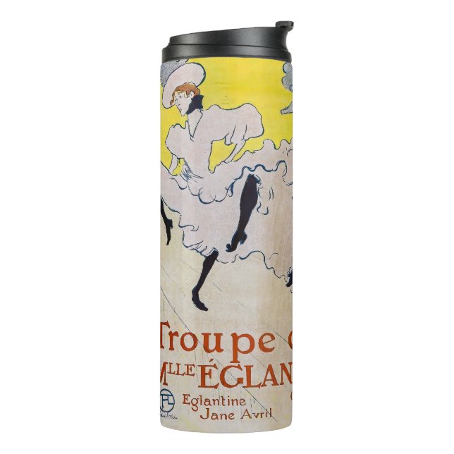 Toulouse-Lautrec - Troupe de Mlle Eglantine Thermal Tumbler (Rotated Left)