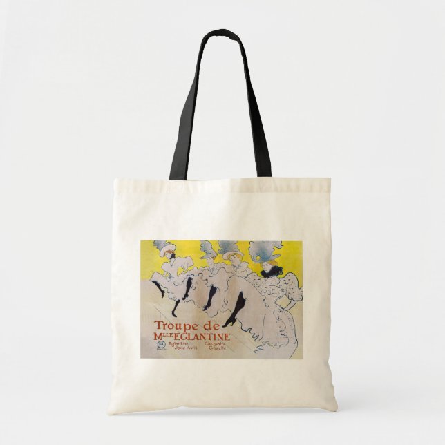 Toulouse-Lautrec - Troupe de Mlle Eglantine Tote Bag (Front)