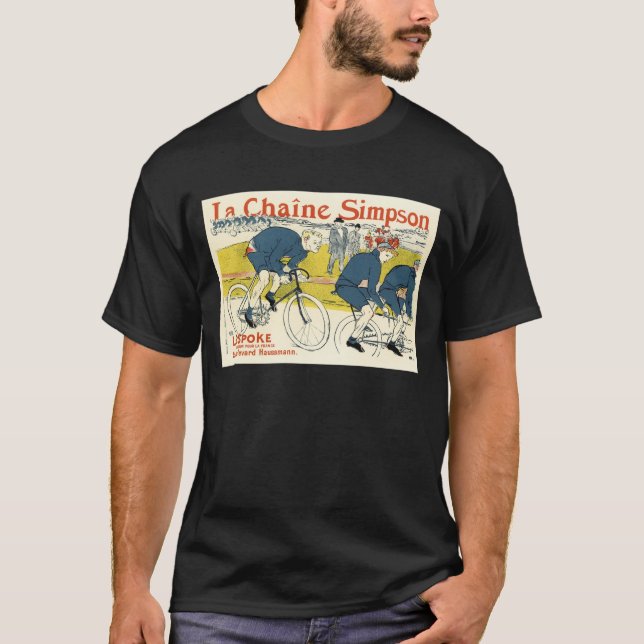 Toulouse-Lautrec - Vintage Bicycle Art T-Shirt (Front)
