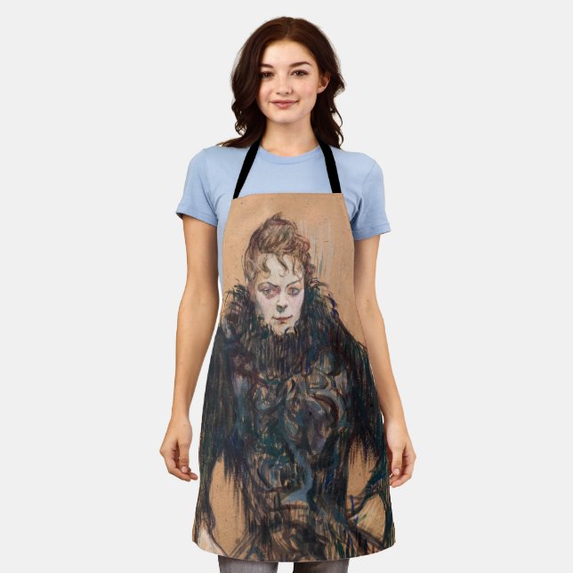 Toulouse-Lautrec - Woman with a Black Boa Apron (Worn)