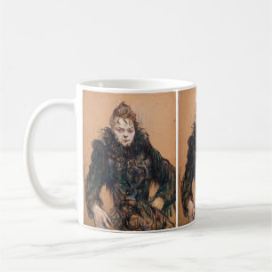 Toulouse-Lautrec - Woman with a Black Boa Coffee Mug