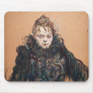 Toulouse-Lautrec - Woman with a Black Boa Mouse Mat