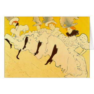 Toulouse Lautrec Yellow Dancing Girl Poster