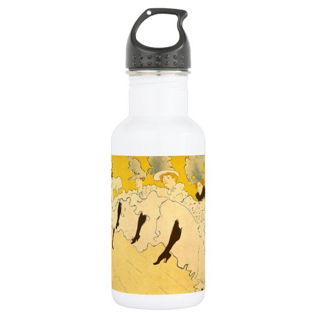 Toulouse Lautrec Yellow Dancing Girl Poster 532 Ml Water Bottle (Front)