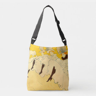 Toulouse Lautrec Yellow Dancing Girl Poster Crossbody Bag