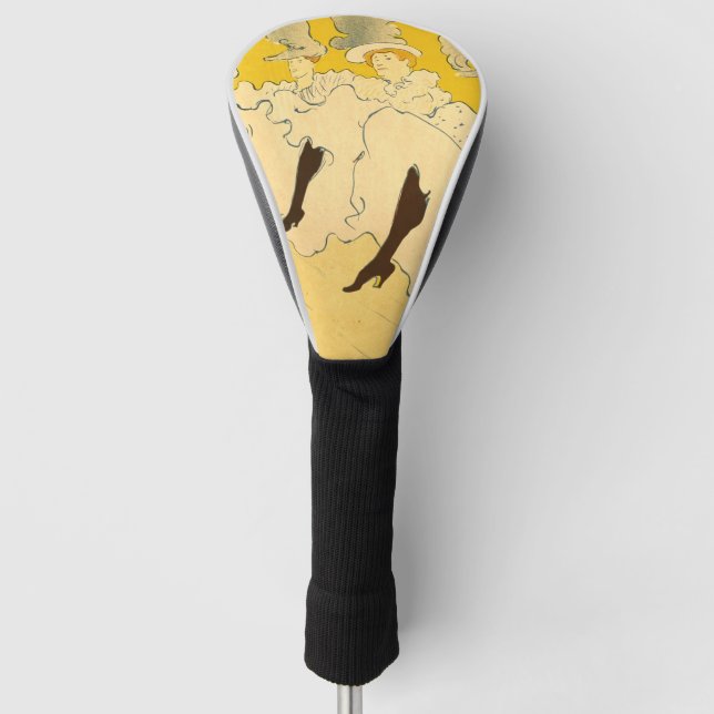 Toulouse Lautrec Yellow Dancing Girl Poster Golf Head Cover (Front)