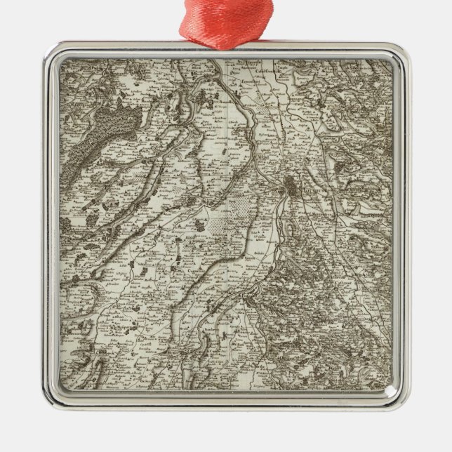 Toulouse Metal Tree Decoration (Front)