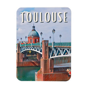 Toulouse Photo Vintage Magnet
