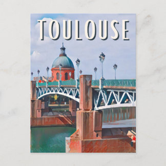 Toulouse Photo Vintage Postcard