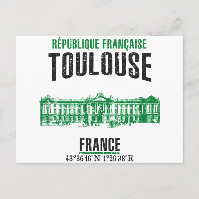 Toulouse Postcard (Front)