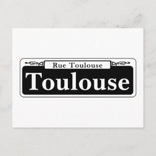 Toulouse St., New Orleans Street Sign Postcard