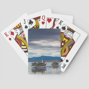 Tour boats on Seno Ultima Esperanza bay Playing Cards
