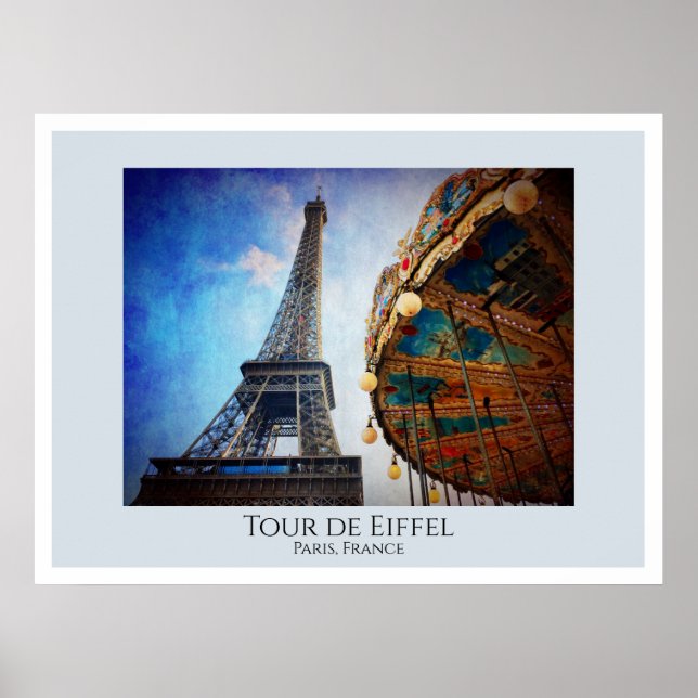 Tour de Eiffel Paris Poster (Front)