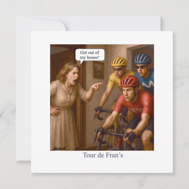 Tour de Fran’s Invitation (Front)