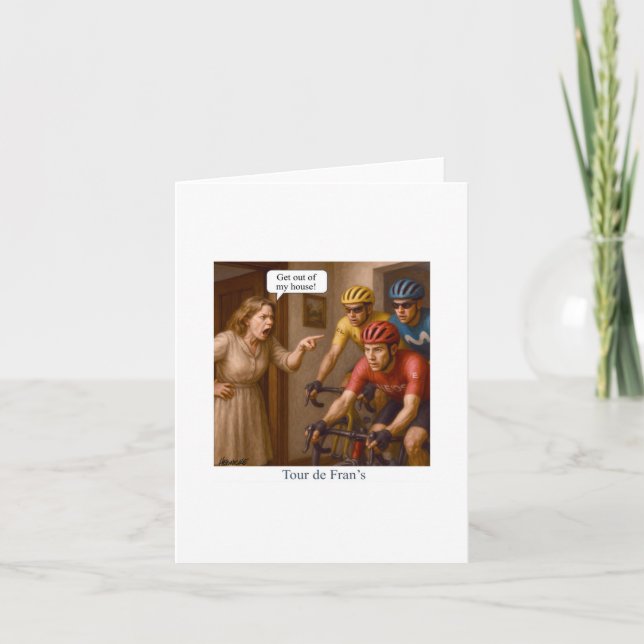 Tour de Fran’s Note Card (Front)