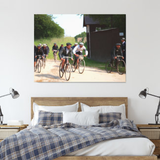 Tour de France 1903 First Race Colour Redux Canvas Print