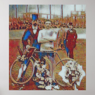 Tour De France 1903 Winner Maurice Garin Digital  Poster