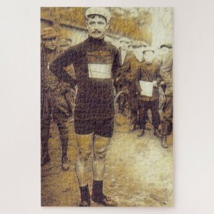 Tour De France 1909 Winner François Faber Jigsaw Puzzle