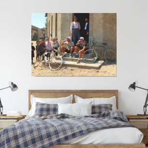 Tour de France 1921 After The Stage Beer Time Colo Canvas Print