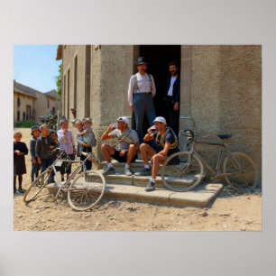 Tour de France 1921 After The Stage Beer Time Colo Poster