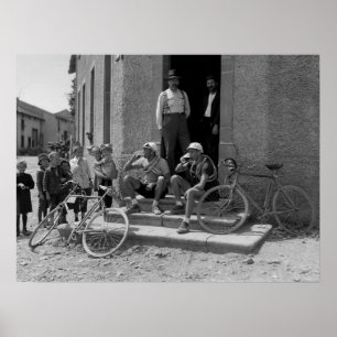 Tour de France 1921 After The Stage Beer Time Colo Poster