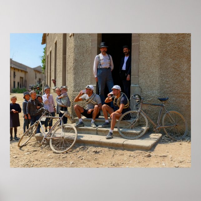 Tour de France 1921 After The Stage Beer Time Colo Poster (Front)