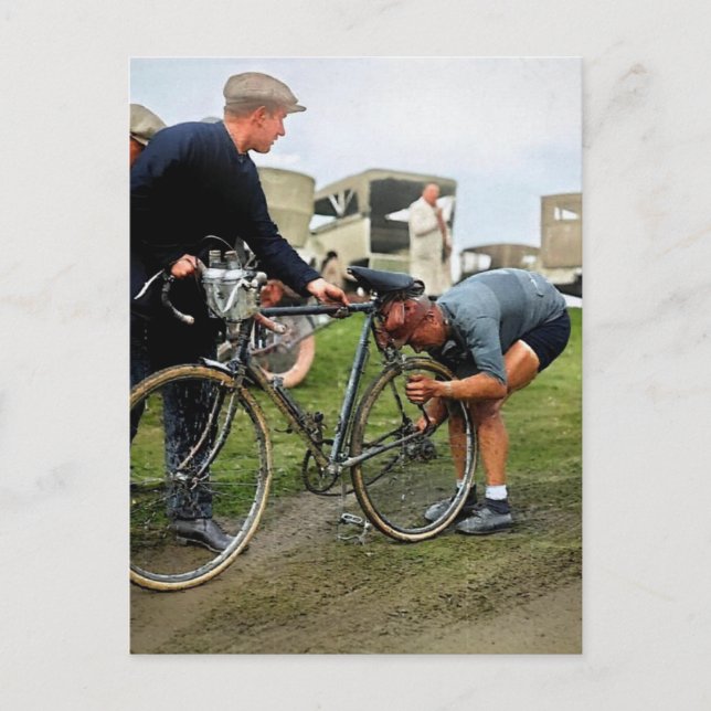 Tour de France 1928 Raymond Decorte Colour Redux Postcard (Front)