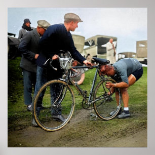 Tour de France 1928 Raymond Decorte Colour Redux Poster