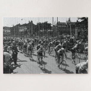 Tour de France 1962 Stage 1 Mass Start at Nancy Fr Jigsaw Puzzle