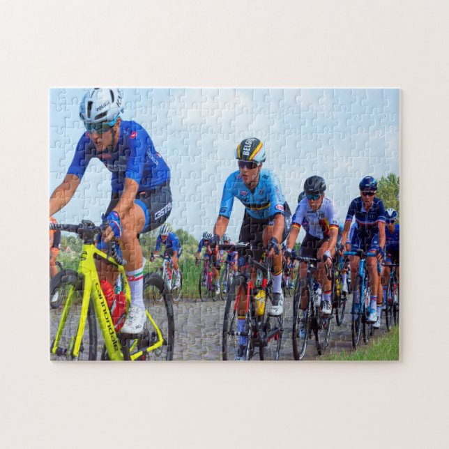 Tour de France Bicycle Race Jigsaw Puzzle (Horizontal)