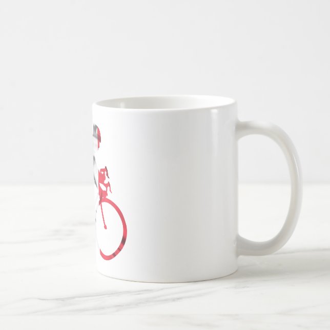 Tour de france cyclist coffee mug (Right)