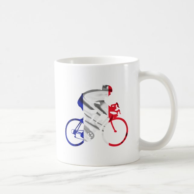Tour de france cyclist coffee mug (Right)