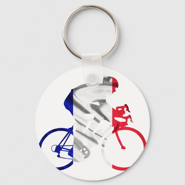Tour de france cyclist key ring (Front)