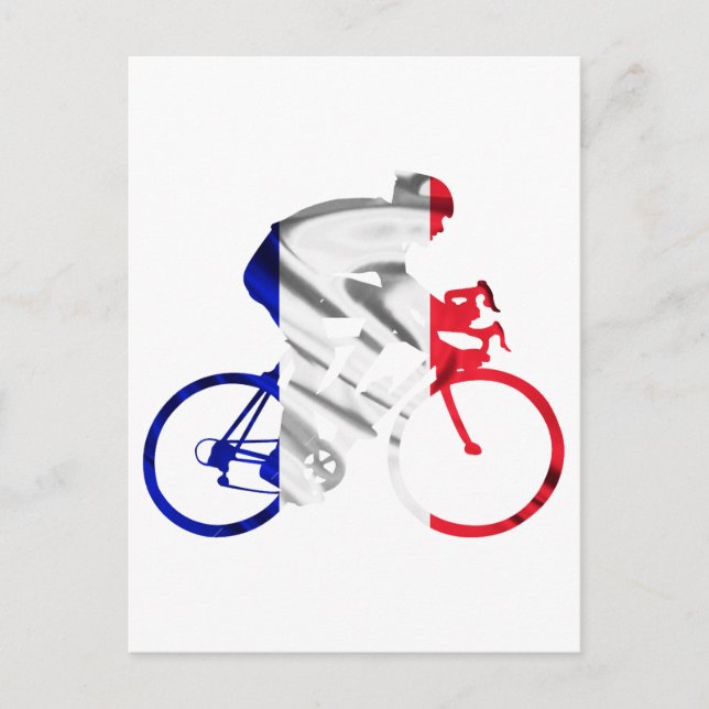 Tour de france cyclist postcard (Front)