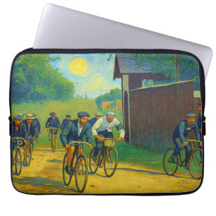 Tour de France First Race 1903 van Gogh Redux  Laptop Sleeve