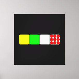 Tour de France Jerseys 2 Black Canvas Print