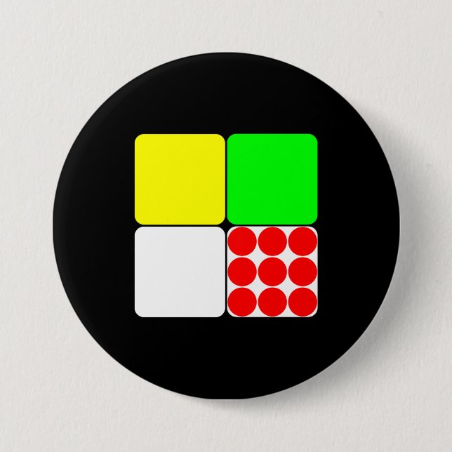 Tour de France Jerseys 3 Black 7.5 Cm Round Badge (Front)