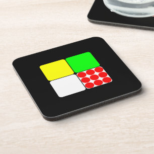 Tour de France Jerseys 3 Black Coaster