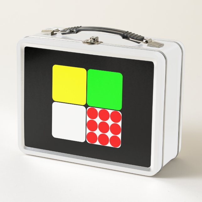 Tour de France Jerseys 3 Black Metal Lunch Box (Front)