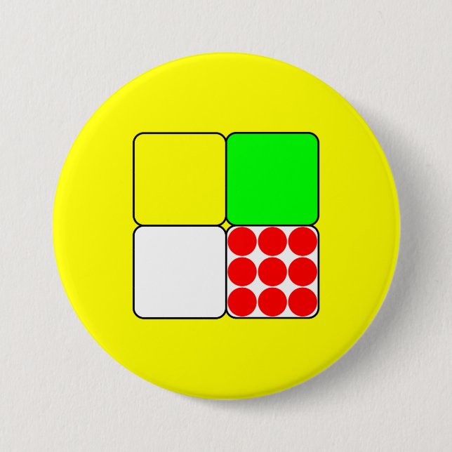 Tour de France Jerseys 3 Yellow 7.5 Cm Round Badge (Front)