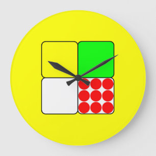 Tour de France Jerseys 3 Yellow Large Clock