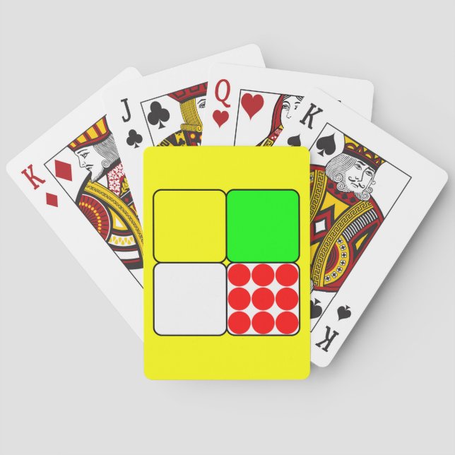 Tour de France Jerseys 3 Yellow Playing Cards (Back)