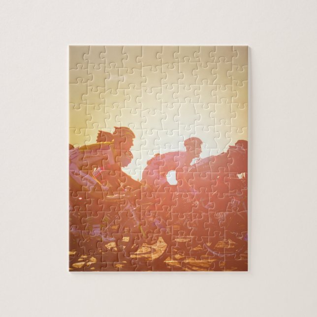 Tour De France Sunset Jigsaw Puzzle (Vertical)