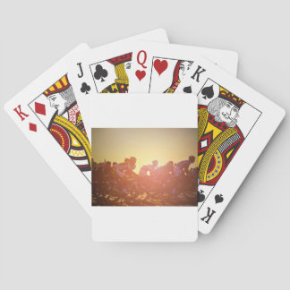 Tour De France Sunset Playing Cards