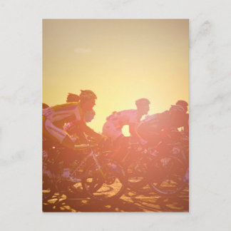 Tour De France Sunset Postcard