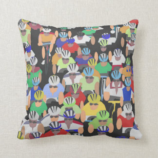 Tour de France throw pillow