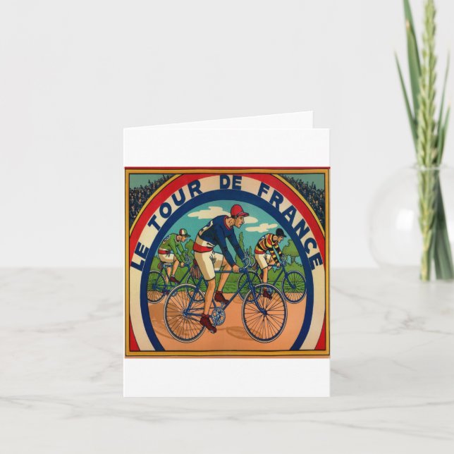 Tour De France Vintage Card (Front)