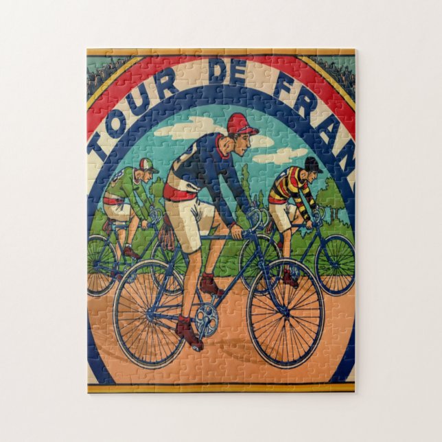 Tour De France Vintage Jigsaw Puzzle (Vertical)