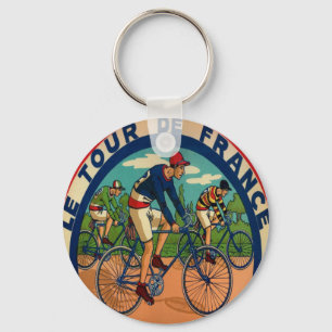 Tour De France Vintage Key Ring